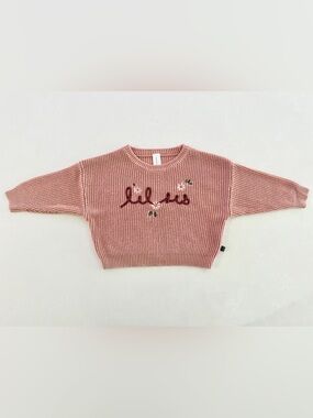 Modern Moments by Gerber "Lil Sis" Knit Sweater •Size 18M